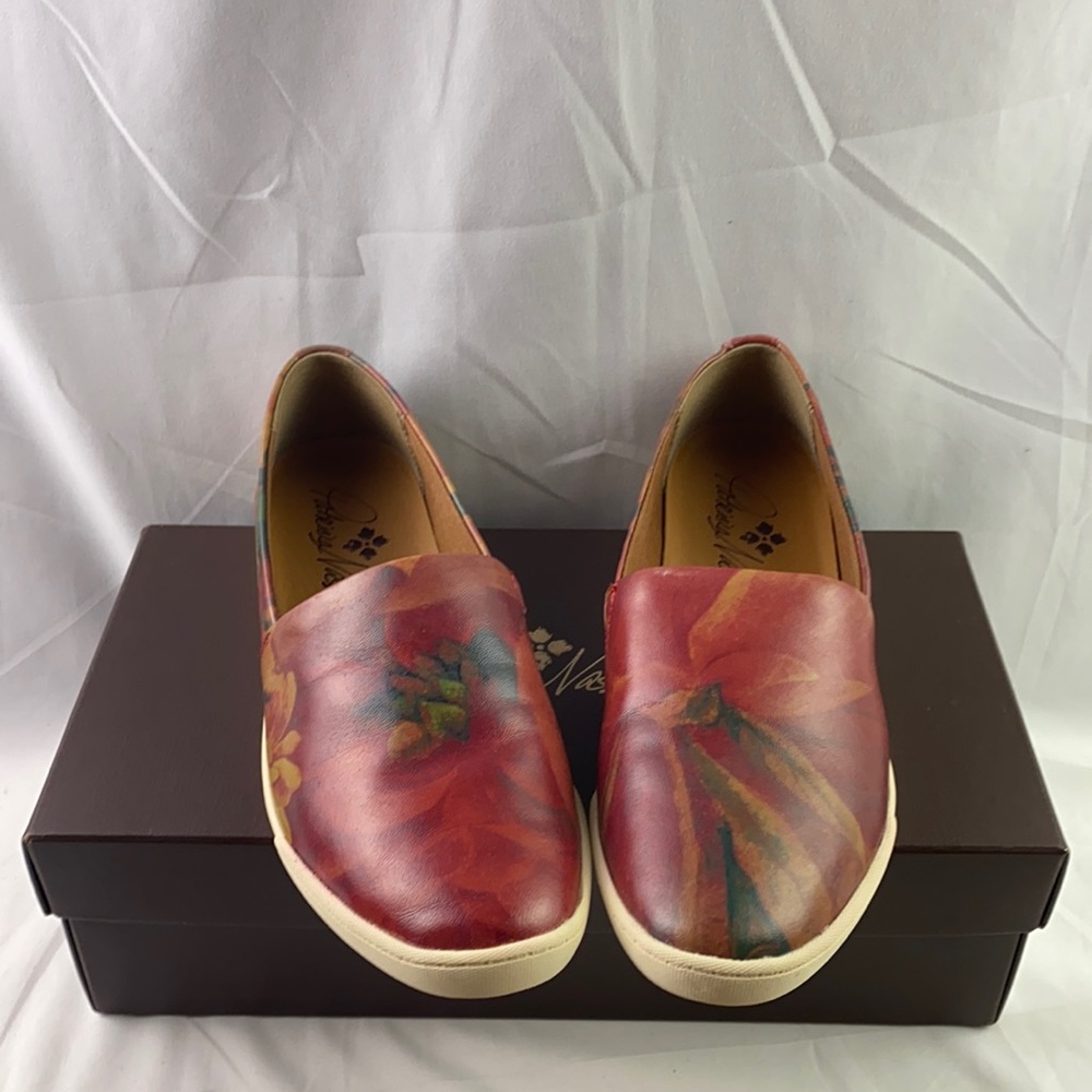 Patrica Nash Lola Multi Print Leather Slip On